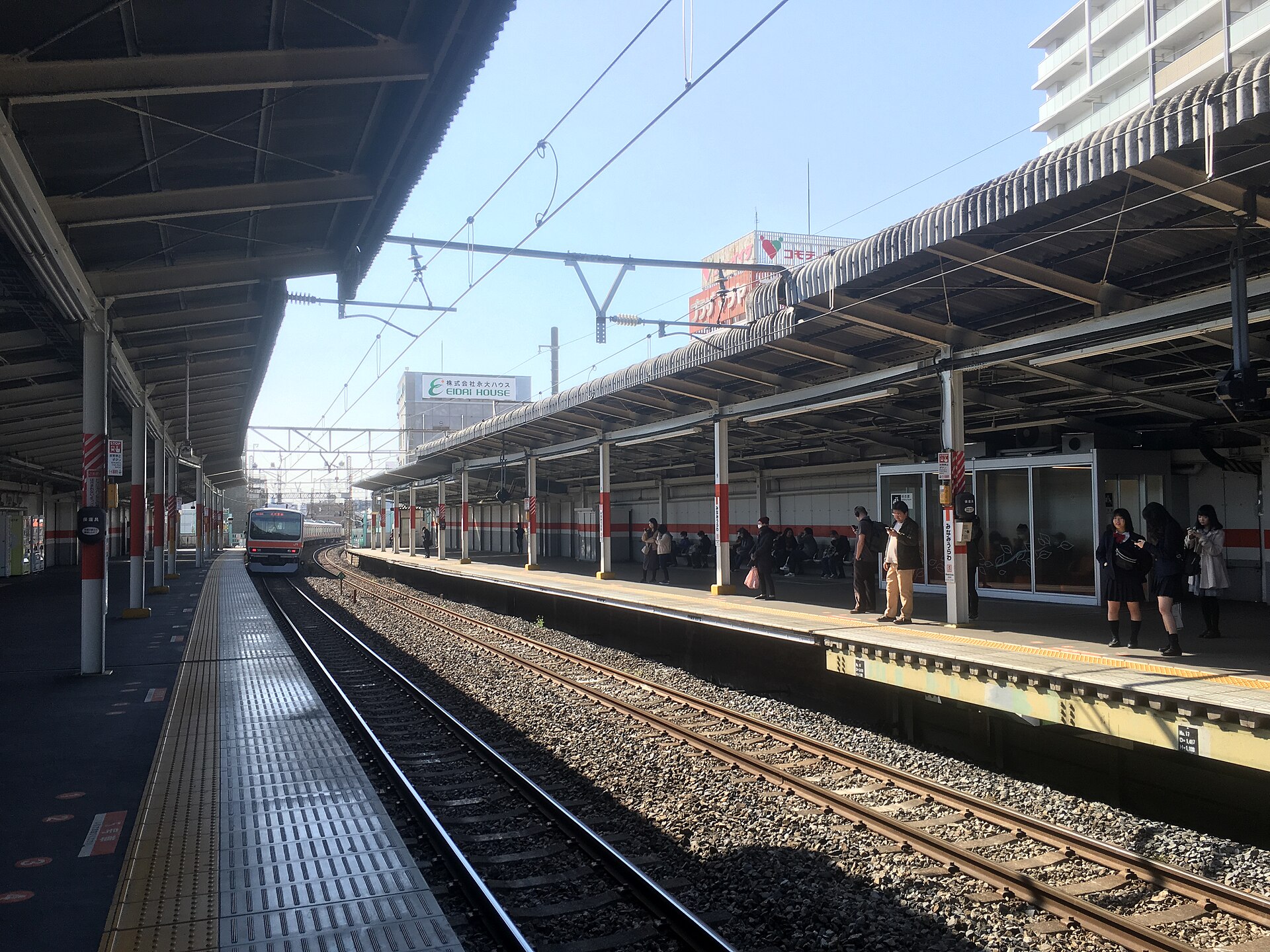 南浦和駅の武蔵野線ホーム