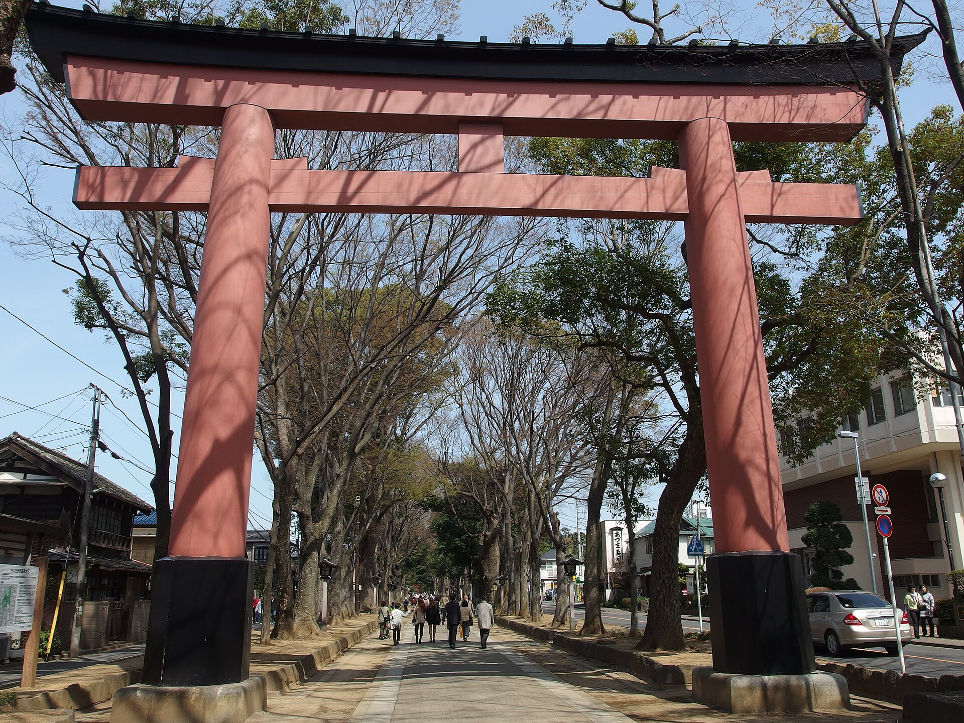氷川神社の一の鳥居